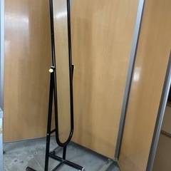 スタンドミラー（黒）