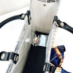 新品未使用品　クリアバッグ トートバッグ　ハンドメイドの画像