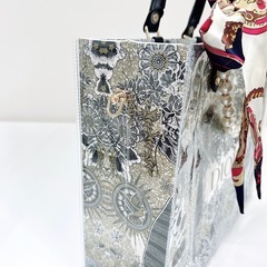 新品未使用品　クリアバッグ トートバッグ　ハンドメイドの画像