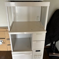 米びつ付きレンジ台
