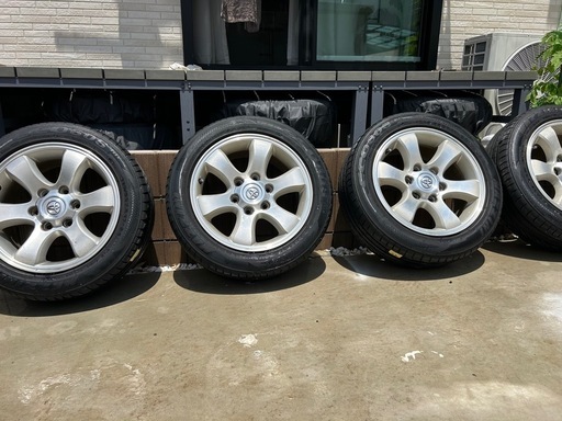 ハイエース流用に‼️ランクル純正アルミタイヤ付き‼️