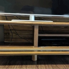 北欧　飾り棚付きテレビボード 120　の画像