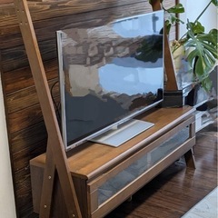 北欧　飾り棚付きテレビボード 120　の画像