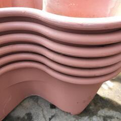 リッチェル ハーベリーポット43型 ブラウン6個の画像