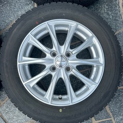 【美品バリ山】185/65R15 ヨコハマ アイスガード iG50PLUS エクシーダ　5.5J インセット50 PCD100の画像