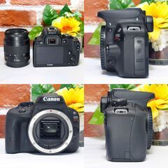 【全国送料無料】 Canon EOS Kiss X7✨レンズセット ズームセット✨ 届いたらすぐに使えます✨ キヤノン キャノンの画像