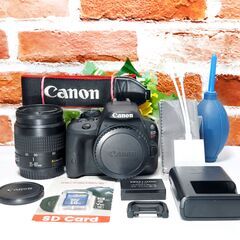 【全国送料無料】 Canon EOS Kiss X7✨レンズセット ズームセット✨ 届いたらすぐに使えます✨ キヤノン キャノンの画像