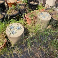 陶器　机1卓　椅子3脚の画像