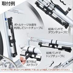 携帯用サイクルポンプ　圧ゲージ付きの画像