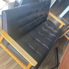 【無料0円】レザーソファー