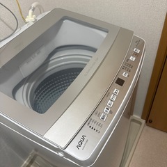 洗濯機（５回使用。ほぼ新品）の画像