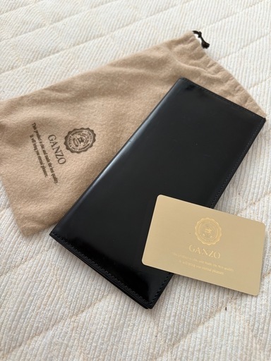 ganzo CORDOVAN 2 ガンゾ シェルコードバン2 マチ無し 長財布