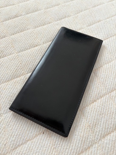 ganzo CORDOVAN 2 ガンゾ シェルコードバン2 マチ無し 長財布