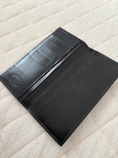 ganzo CORDOVAN 2 ガンゾ シェルコードバン2 マチ無し 長財布