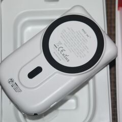 ワイヤレス給電対応モバイルバッテリー MagSafe･PD対応 iPhone15/16に 未使用品の画像