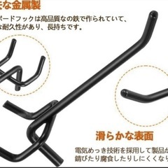 ✨3つの長さ✨有孔ボード フック 60本 パンチングボードフック ゴム付き　展示の画像
