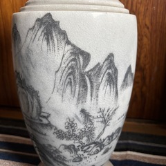 大理石壺大小セットの画像