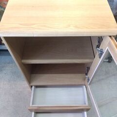 YAMADA ローキャビネット 幅50×奥40×高103㎝ HT19004-3 ヤマダ電機 収納 家具 無垢材 キッチン リビング 札幌市 中央区 南12条の画像