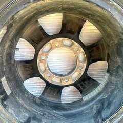 195/80R15 夏タイヤホイール付き　キャラバン　ハイエース　　の画像