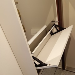 新品ミラー付きシューズボックス【値下げ】の画像