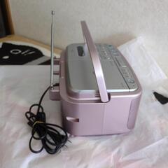 SONY．CDラジオカセットレコーダーの画像