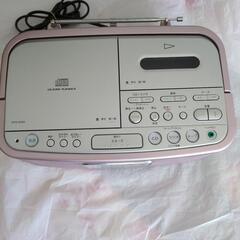 SONY．CDラジオカセットレコーダーの画像