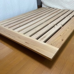 セミダブル　
木製フレーム（カフェ板DIY品）