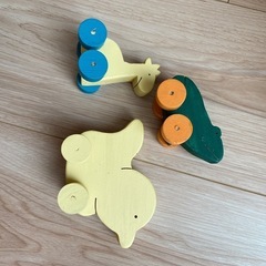 ハンドメイドパズル ウッドトイ バランスおもちゃの画像