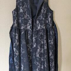 ドレス キャサリンコテージ 紺 130cmの画像