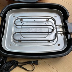 【取説付き】【焼肉未使用】ヤマゼン　3WAYホットプレート　焼肉　たこ焼き　EDH-T1300の画像