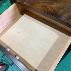 【living mate】ブランド家具　サイドチェスト　サイドテーブル　電話台　レトロ　昭和　家具の画像