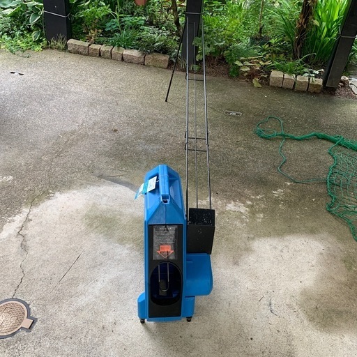 打撃練習、バッティング練習、集球ネット、トスマシーンセット