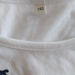 夏の白Tシャツ140の画像