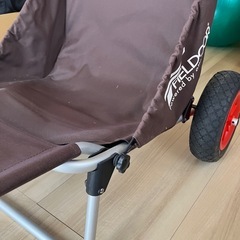 FIELDOOR フィールドア　折りたたみトローリーチェア の画像