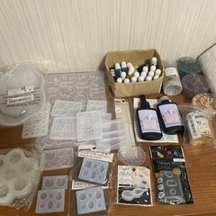 UVレジン　モールド　パーツ　着色剤セット