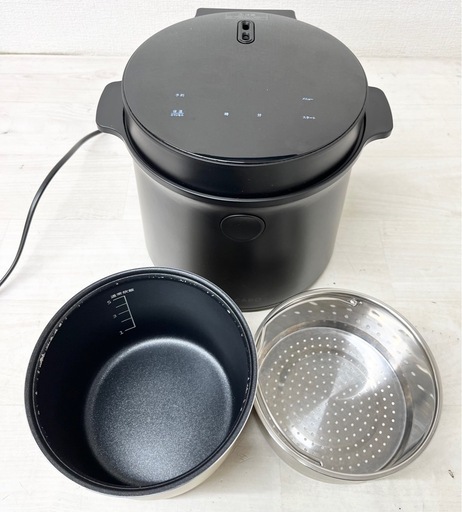 中古品】2022年製 LOCABO ロカボ タッチパネル式 マイコン 炊飯