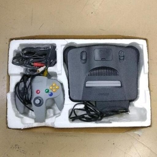 0601-359 任天堂64箱有　※おまけゲーム7本＆コントローラー3つ付