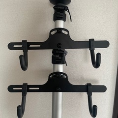 自転車スタンド　つっぱり式の画像