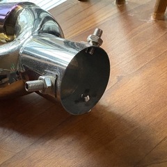 二本出し　マフラーカッター　車　美品の画像