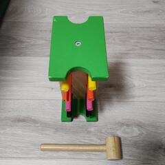 木製おもちゃ　ハンマーの画像
