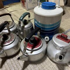 やかん、小物入れ、お茶ポットの画像