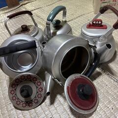 やかん、小物入れ、お茶ポットの画像
