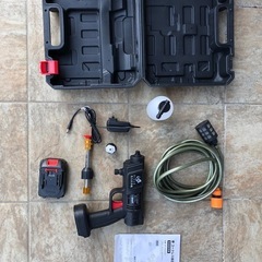 コードレス　高圧洗浄機　（夢グループ通販からの購入品）