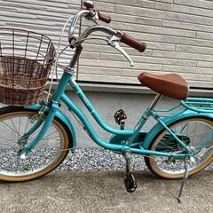 中古自転車(18インチ)　補助輪付き