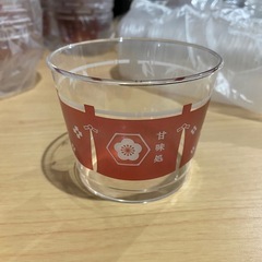 あんみつカップとタレカップ