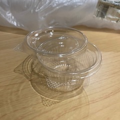 あんみつカップとタレカップの画像