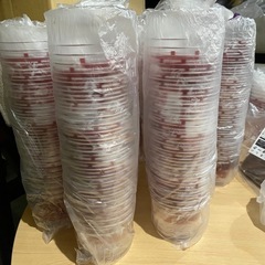 あんみつカップとタレカップの画像