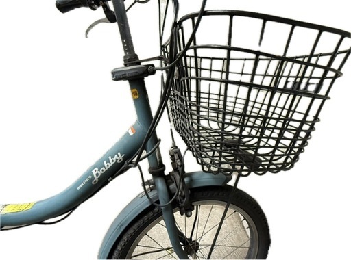 28】電動自転車 YAMAHA PAS Babby ブルーグレー 20インチ子供乗せ電動