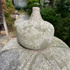 アンティーク 石燈篭 灯籠 灯篭 オブジェ　の画像