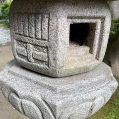 アンティーク 石燈篭 灯籠 灯篭 オブジェ　の画像